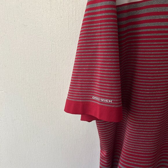 Columbia Golf Polo Mens Large Red Grey Colored Short Sleeve Top - Picture 4 of 6
